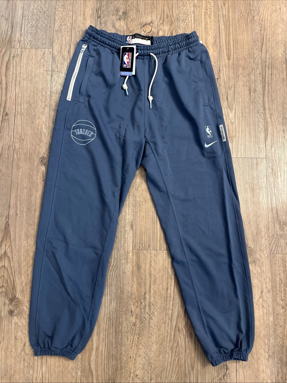 NWT Nike OKC Thunder Standard Issue Blue Joggers Pants FB6095-491 Size XL-Tall